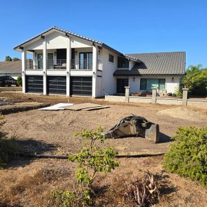 excavation front yard house2